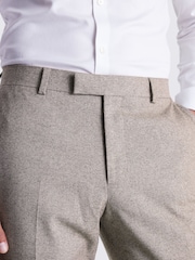MOSS Neutral Brown Slim New Suit: Trousers - Image 3 of 4