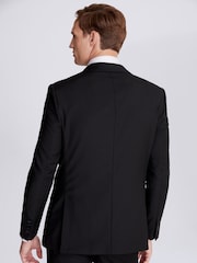 Zwart - Tailored - MOSS - Stretchkostuum: colbert - Image 3 of 8