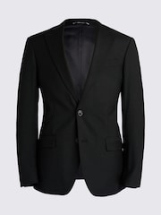 Zwart - Tailored - MOSS - Stretchkostuum: colbert - Image 7 of 8