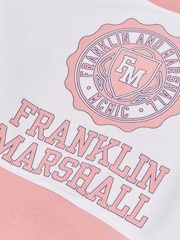 Белая укороченная толстовка с вырезом под горло Franklin & Marshall - Изображение 3 из 3
