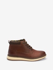 Brown Cleated Mid Boots - Image 2 of 6