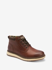 Brown Cleated Mid Boots - Image 3 of 6