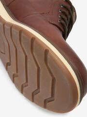 Brown Cleated Mid Boots - Image 6 of 6
