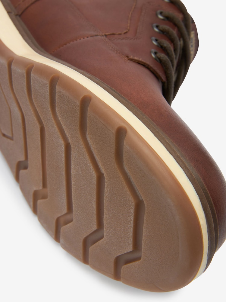 Brown Cleated Mid Boots - Image 6 of 6