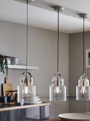 Clear Mini Bloxham Single Pendant Ceiling Light - Image 1 of 6