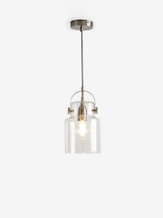Clear Mini Bloxham Single Pendant Ceiling Light - Image 5 of 6