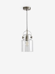 Clear Mini Bloxham Single Pendant Ceiling Light - Image 6 of 6