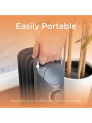 Warmlite Grey 650W Oil Filled Radiator - Image 4 of 6