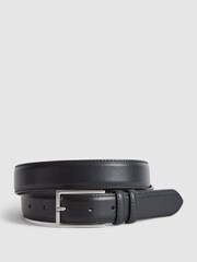 Reiss Black Martin Formal Suit Belt - Image 1 of 5