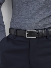 Reiss Black Martin Formal Suit Belt - Image 2 of 5
