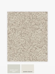 Papel pintado de 10 m con diseño de hojas y florecillas - Imagen 5 de 5