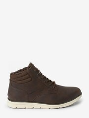 Brown Nylon Collar Sports Boots - Image 2 of 5