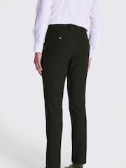 MOSS Khaki Green Slim Fit Donegal Suit Trousers - Image 2 of 4