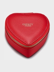 OSPREY LONDON The Tilly Heart Leather Trinket and Keyring Gift Set - Image 4 of 6