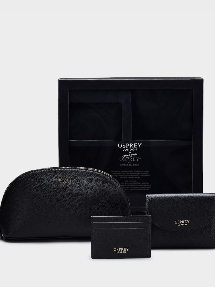 Osprey London The Tilly Grainy Hide Leather Weekend Set - Image 2 of 8