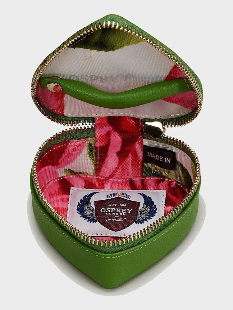 OSPREY LONDON The Tilly Heart Leather Trinket and Keyring Gift Set - Image 5 of 5 OSPREY LONDON The Tilly Heart Leather Trinket and Keyring Gift Set - Image 5 of 5