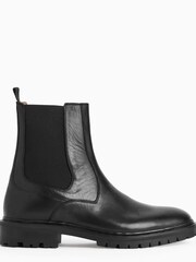 AllSaints Black Melos Chelsea Boots - Image 1 of 7