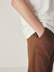 Ginger/Tan Brown - Stretch nohavice Chino (3–17r.) - Obrázok 3 z 5