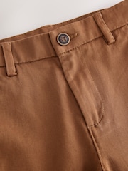 Ginger/Tan Brown Skinny Fit Stretch Chino Trousers (3-17yrs) - Image 7 of 9