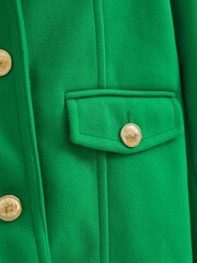 Green Single Breasted Dolly Coat - Image 6 of 7