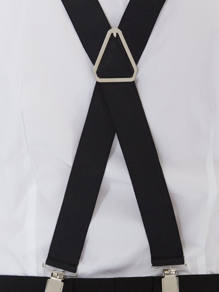 MOSS Black Clip-On Braces - Image 3 of 4