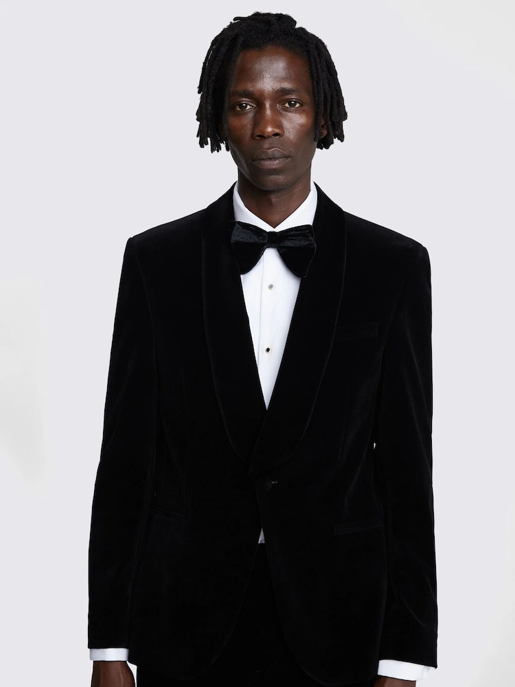 MOSS Black Slim Fit Suit: Jacket - Image 1 of 6 MOSS Black Slim Fit Suit: Jacket - Image 1 of 6