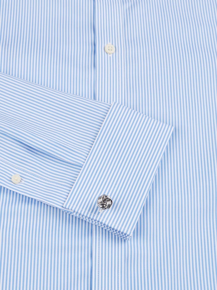 MOSS Grey Silver Silver Knot Cufflinks - Image 2 of 2