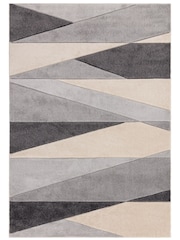 Asiatic Rugs Grey Sketch Segment Rug - Image 2 of 4
