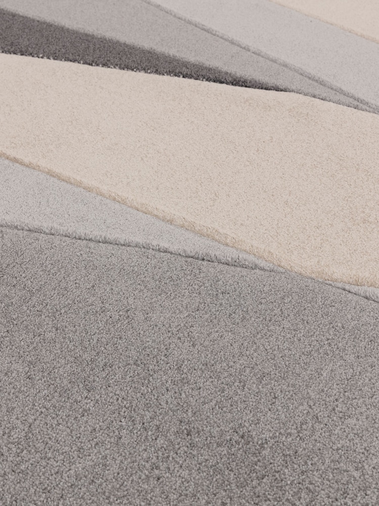 Asiatic Rugs Grey Sketch Segment Rug - Image 4 of 4