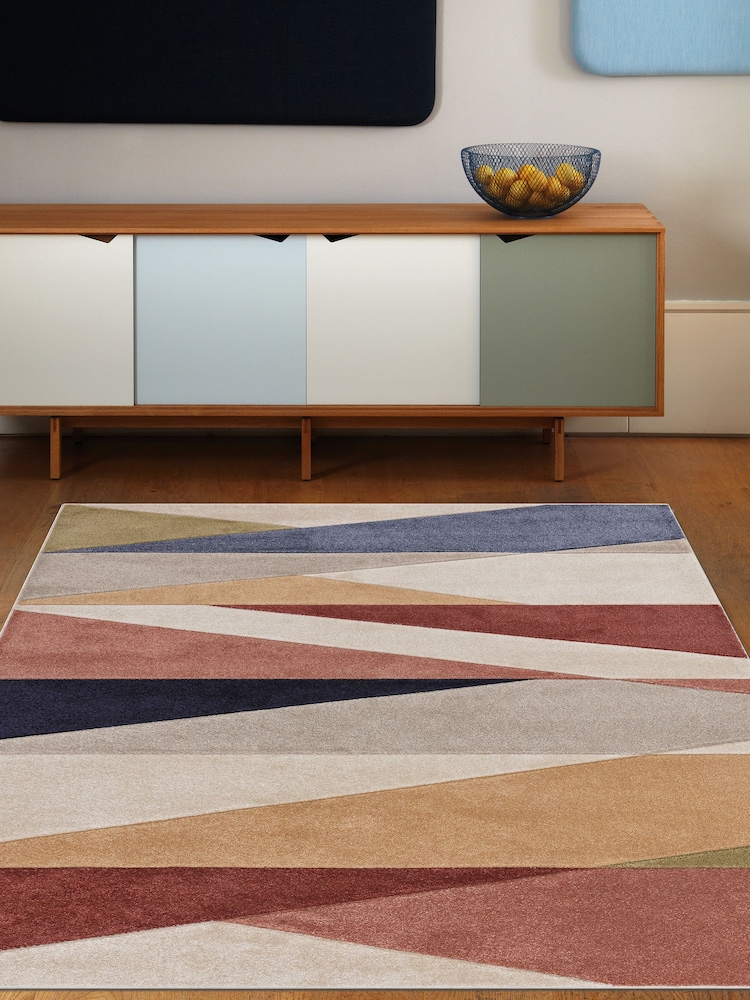 Asiatic Rugs Grey Sketch Segment Rug - Image 1 of 4