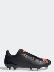 adidas Black Rugby Predator Malice SG Boots - Image 1 of 7