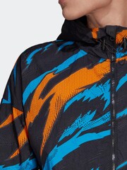 adidas Black TRVL Tiger Camo Windbreaker - Image 5 of 6
