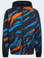 adidas Black TRVL Tiger Camo Windbreaker - Image 6 of 6