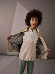 Песочно-кремовый - Легкая куртка Smart Harrington (3мес. -16лет) - Изображение 2 из 9