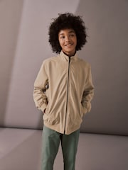 Песочно-кремовый - Легкая куртка Smart Harrington (3мес. -16лет) - Изображение 3 из 9