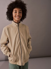 Песочно-кремовый - Легкая куртка Smart Harrington (3мес. -16лет) - Изображение 4 из 9
