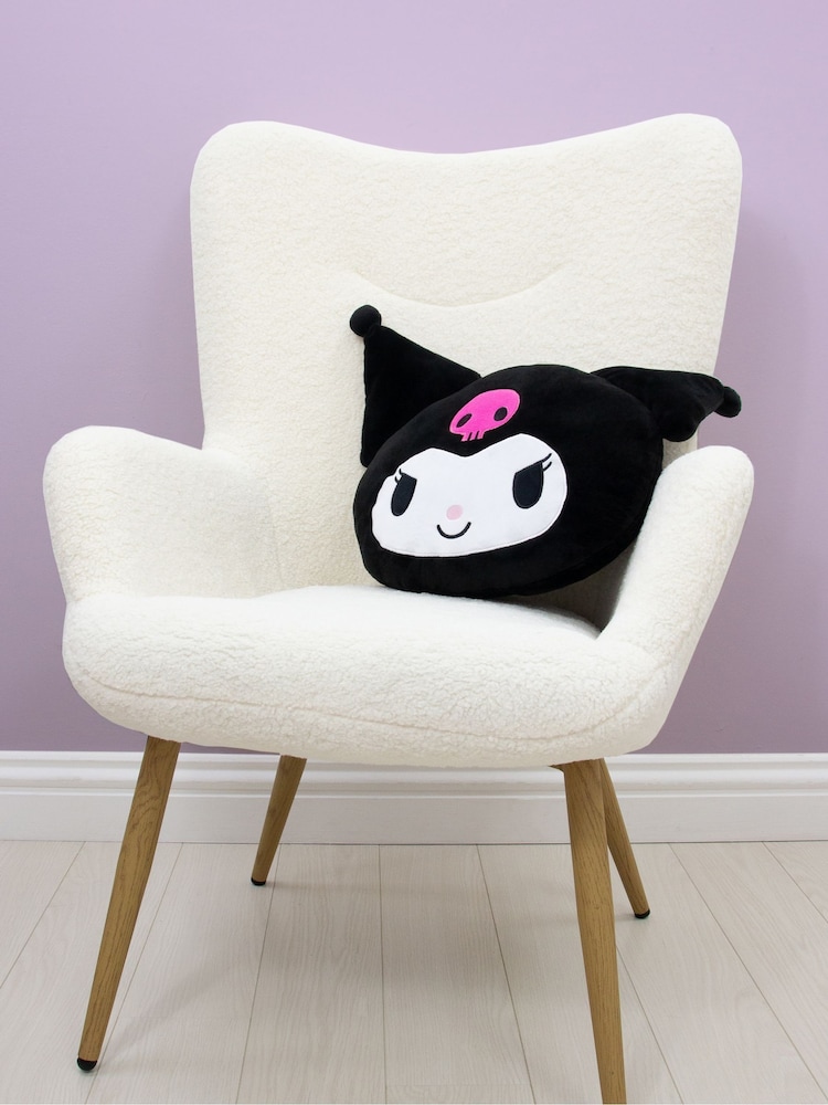 Hello Kitty Black Kuromi Cushion - Image 2 of 4 Hello Kitty Black Kuromi Cushion - Image 2 of 4