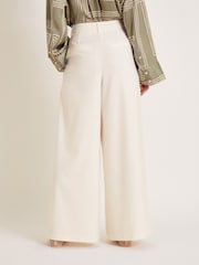 Monsoon Natural Willow Wide Leg Trousers - Image 3 of 6