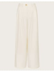 Monsoon Natural Willow Wide Leg Trousers - Image 6 of 6