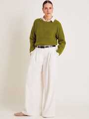 Monsoon Green Luci Longline Jumper - Image 5 of 5
