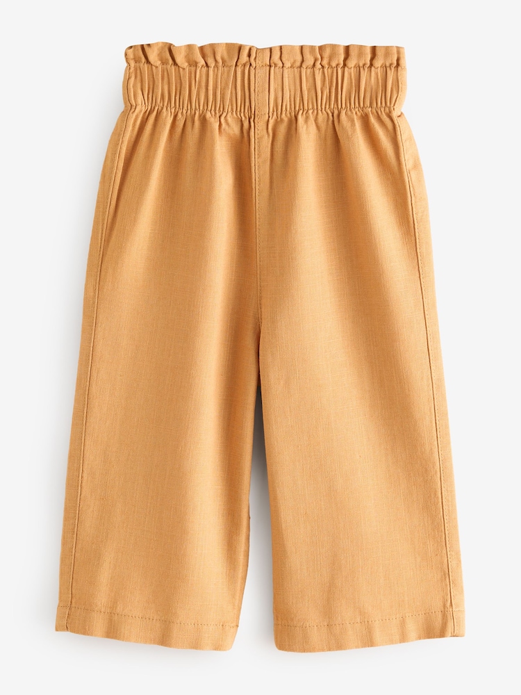 Ochre Yellow Ochre Linen Trousers Pants - Image 1 of 1