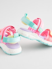 Multi Colourblock Trekker Sandals - Image 3 of 5