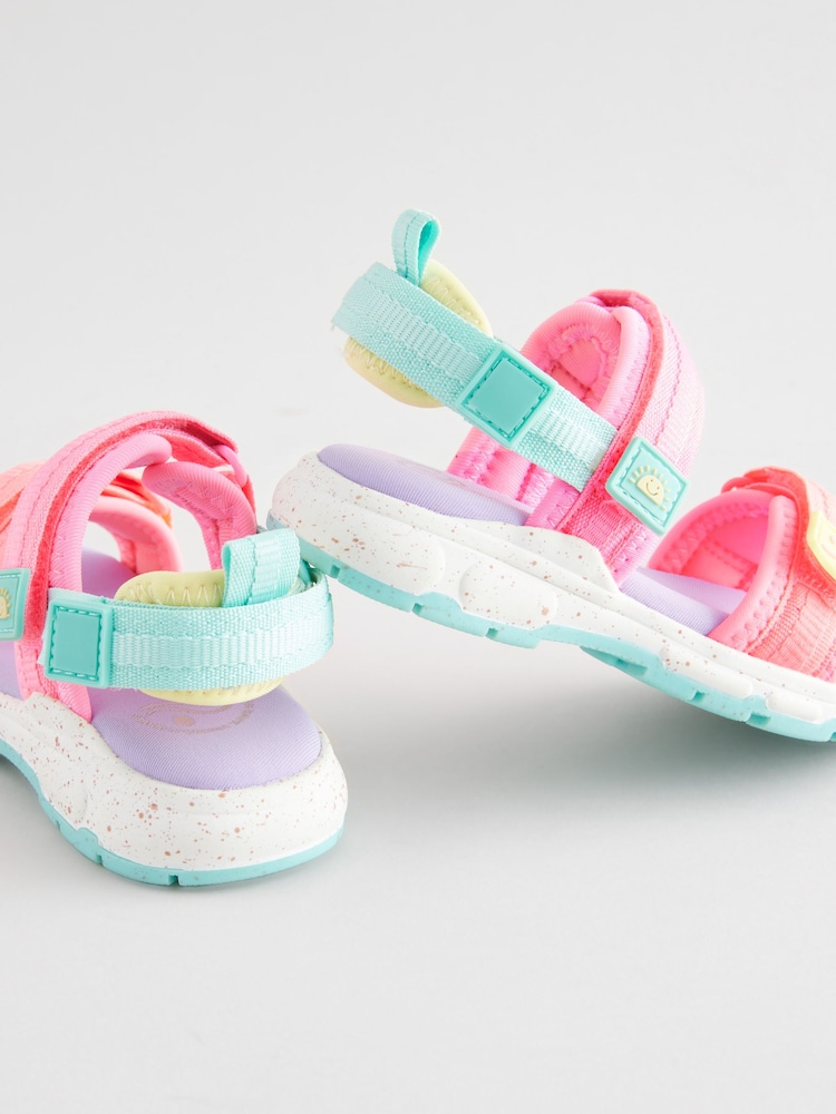 Multi Colourblock Trekker Sandals - Image 3 of 5
