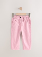 Pink Paper Bag 100% Cotton Trousers - Image 1 of 2