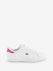 Lacoste Power Court White Trainers - Image 1 of 5