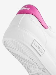 Lacoste Power Court White Trainers - Image 4 of 5