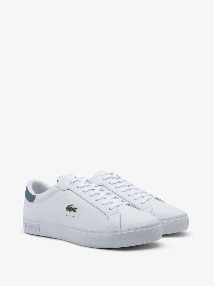 Weiß/Aqua - Lacoste Powercourt Turnschuhe - Bild 2 von 6