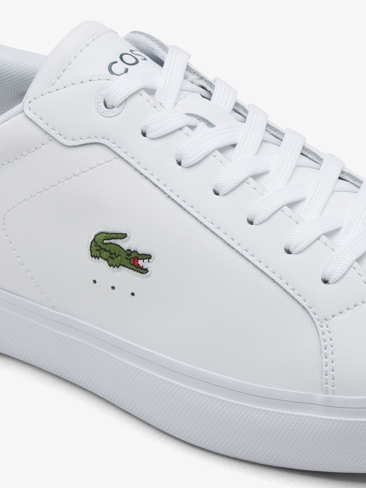 Weiß/Aqua - Lacoste Powercourt Turnschuhe - Bild 6 von 6