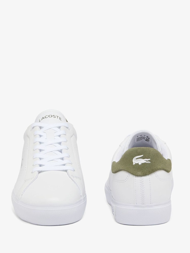 Lacoste 2.0 Powercourt White Trainers - Image 2 of 8
