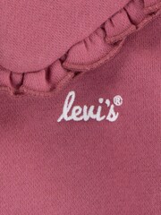 Levi's® Pink Baby Ruffle Collar Logo Sweatshirt - Image 3 of 4
